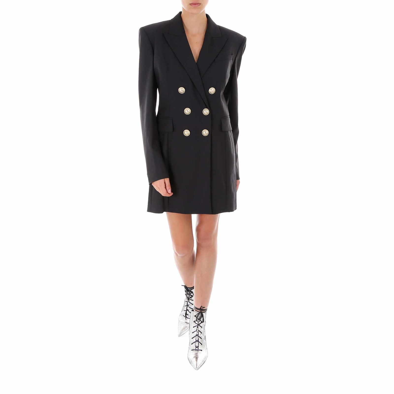 balmain coat dress