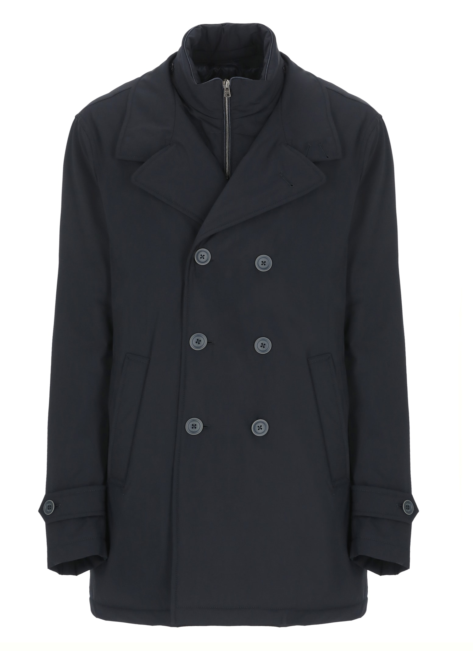 Herno Padded Coat In Blue