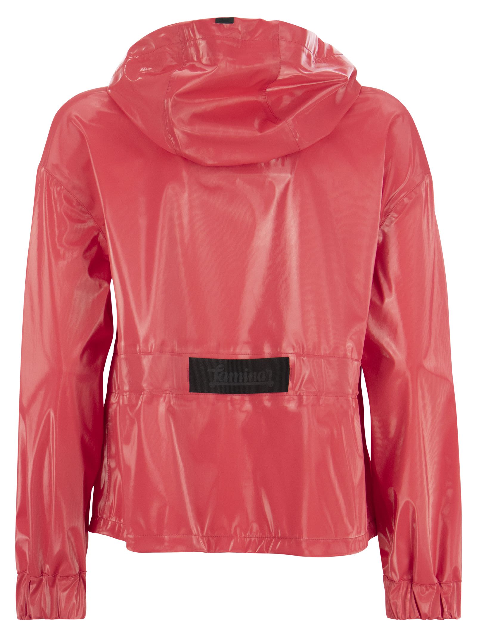 Shop Herno Laminar Jacket With Hood In Pink