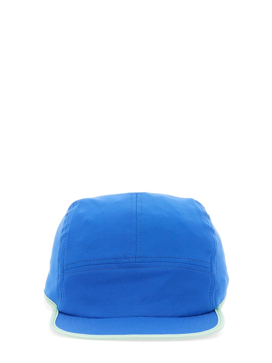 Shop Sunnei Hat With Visor In Blue