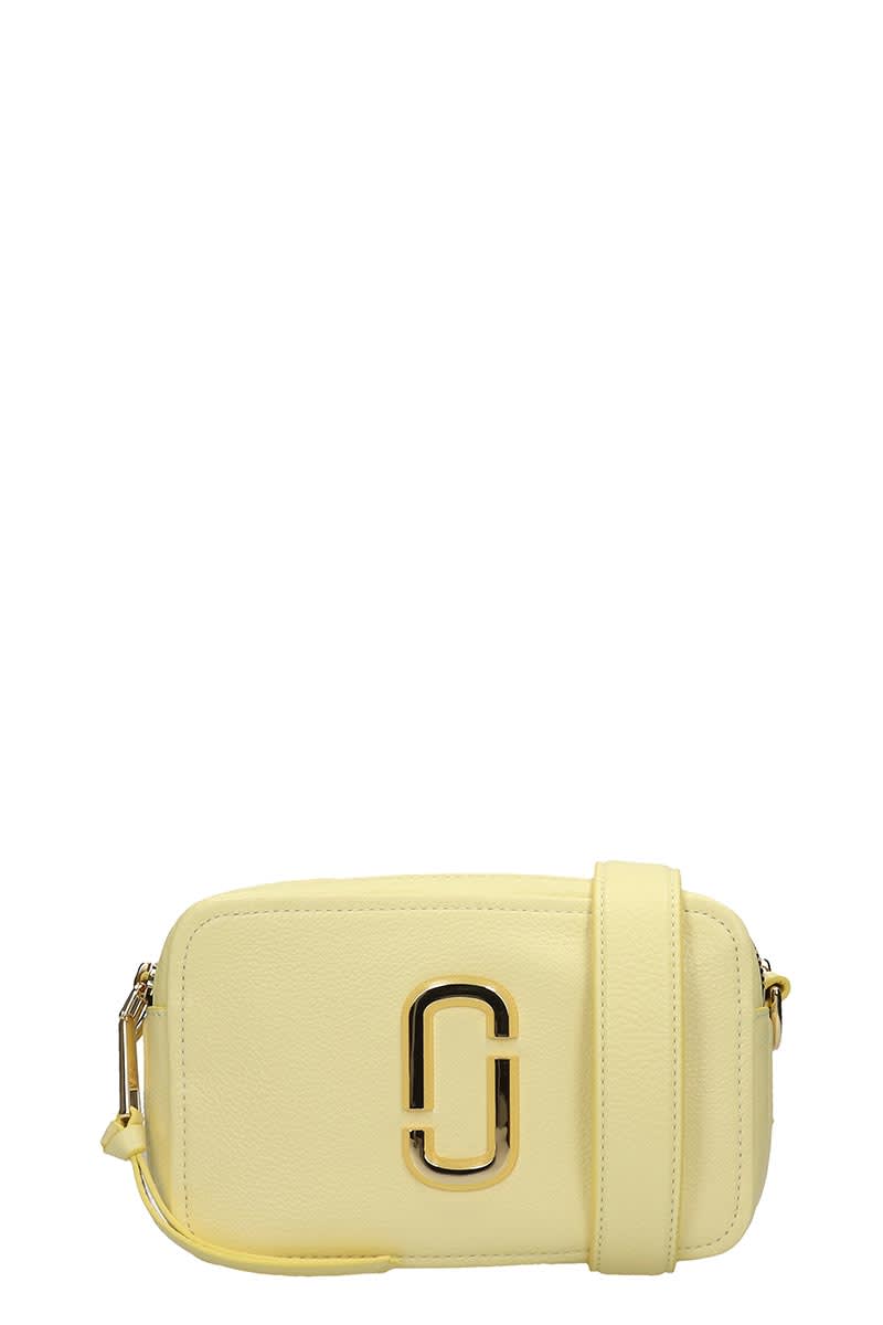 MARC JACOBS SHOULDER BAG IN YELLOW LEATHER,11307718