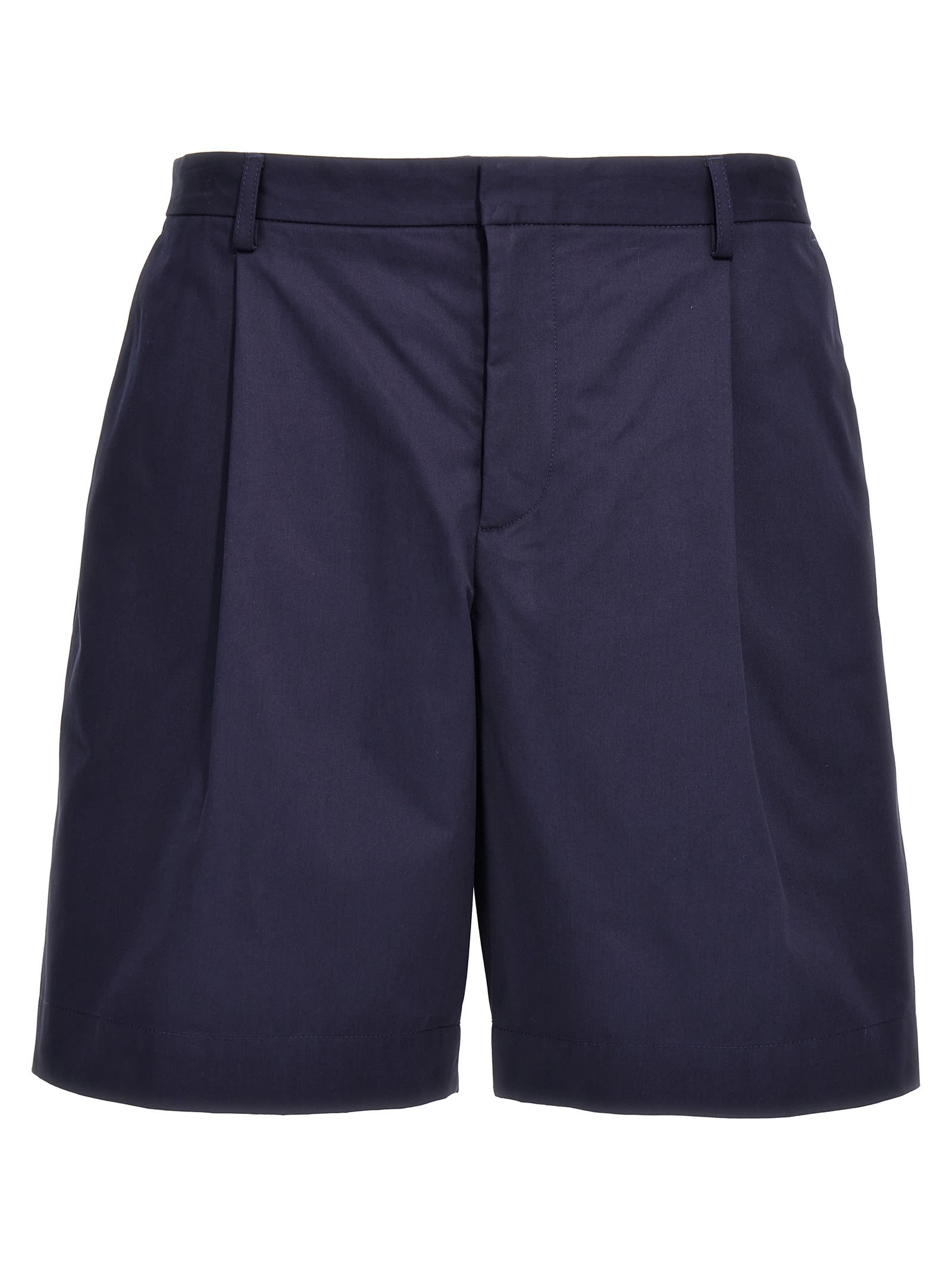 Shop Apc Crew Shorts In Blue