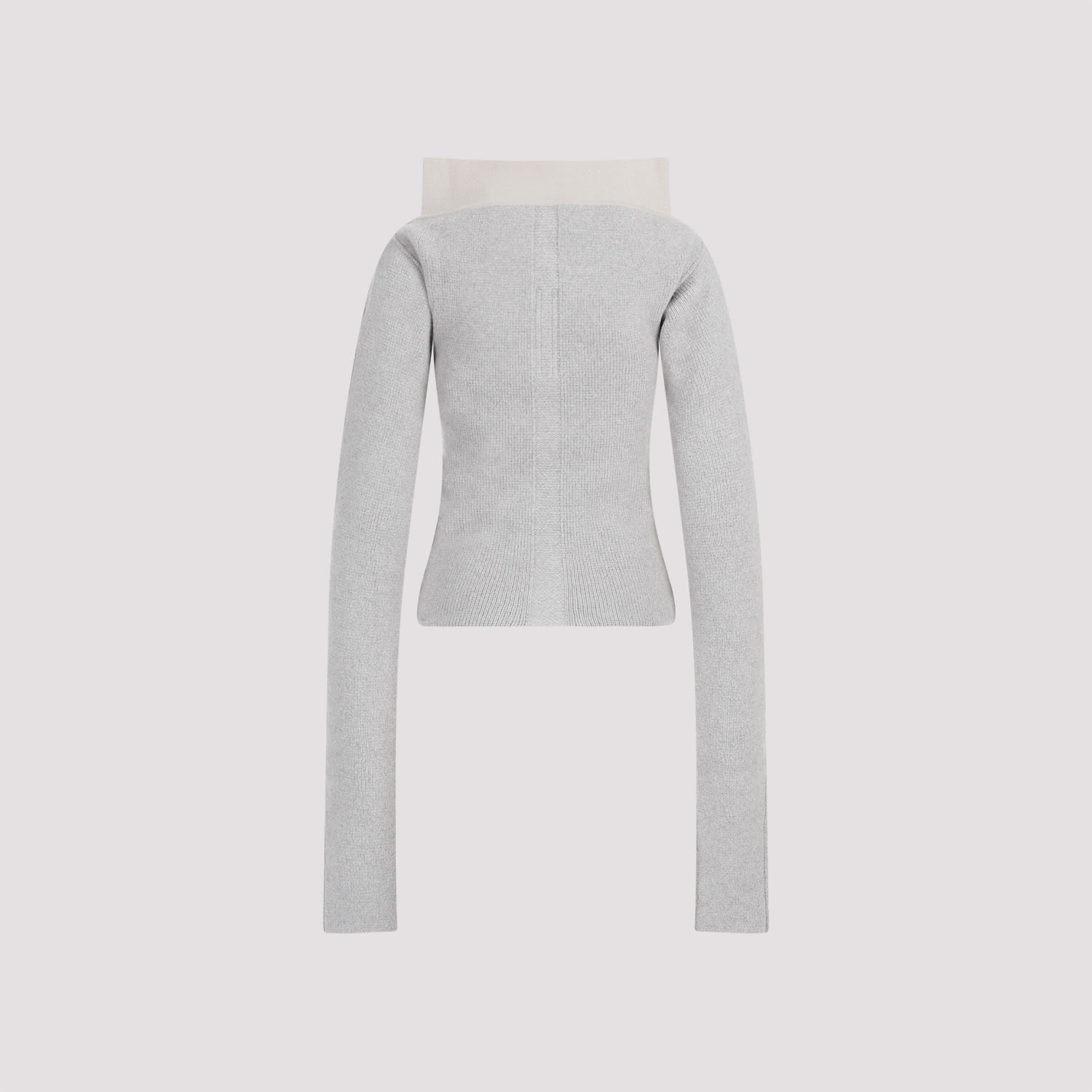 Shop Rick Owens Cowl Pullover In Pearl