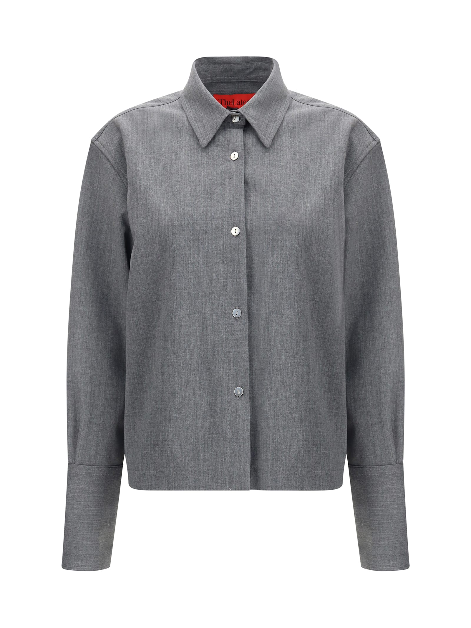 The Latest Classic Collar Shirt In Gray