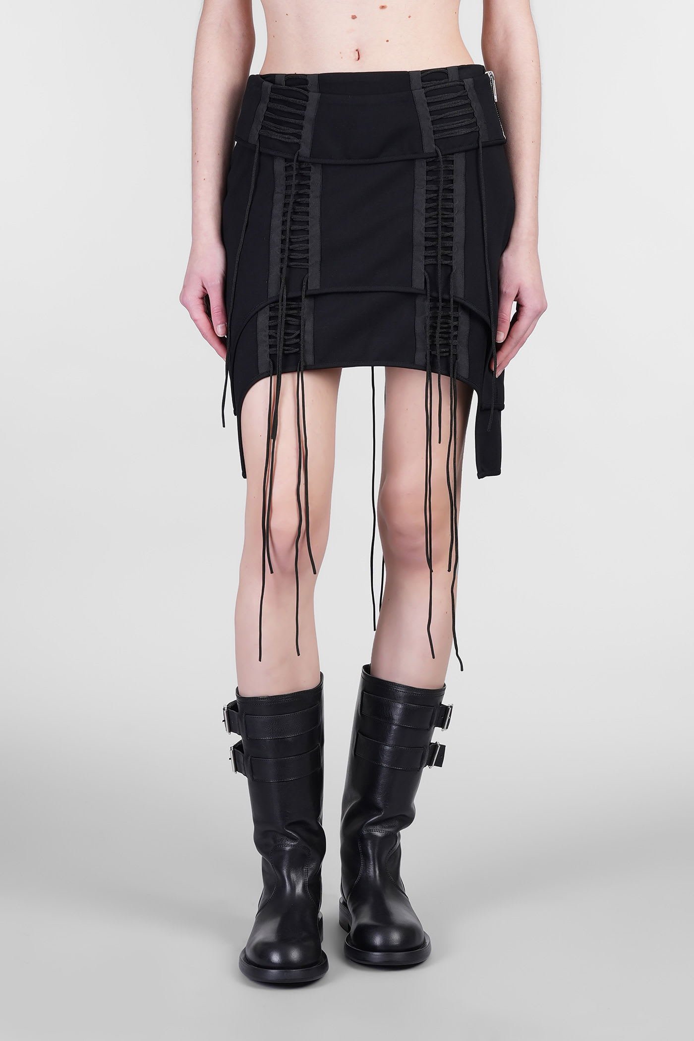 Skirt In Black Rayon
