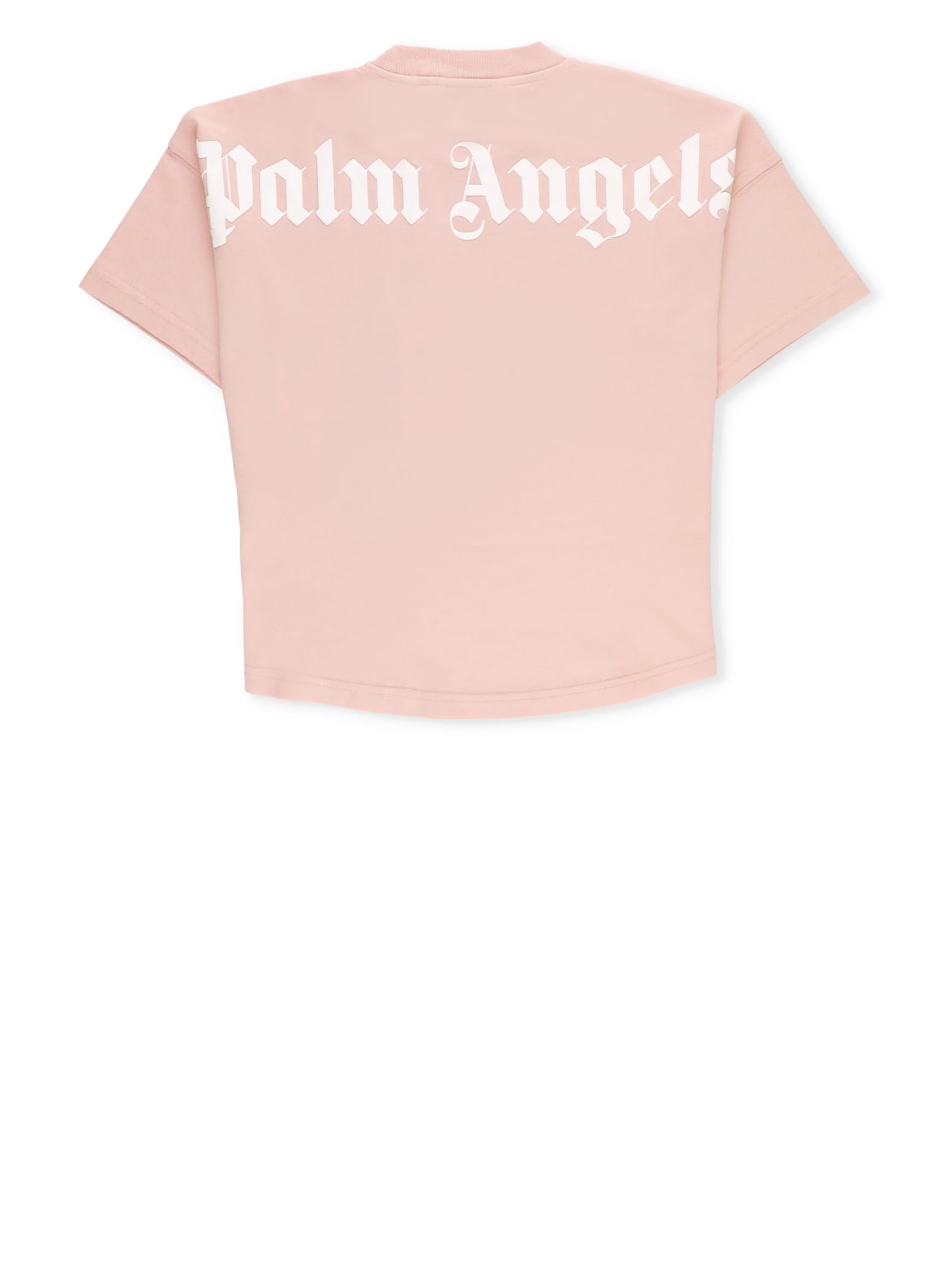 Shop Palm Angels Overlogo T-shirt In Pink