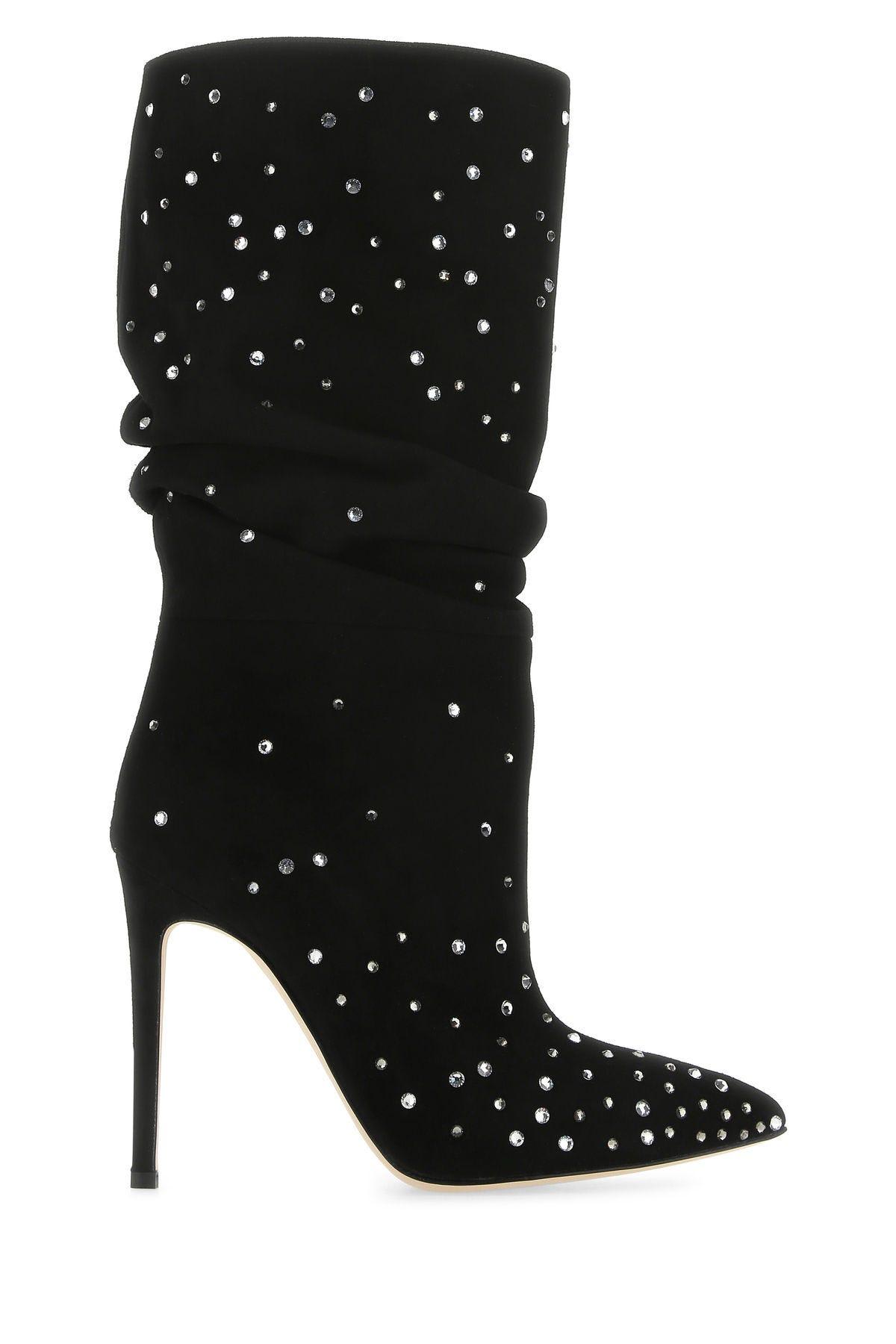 Paris Texas Embellished Suede Holly Boots