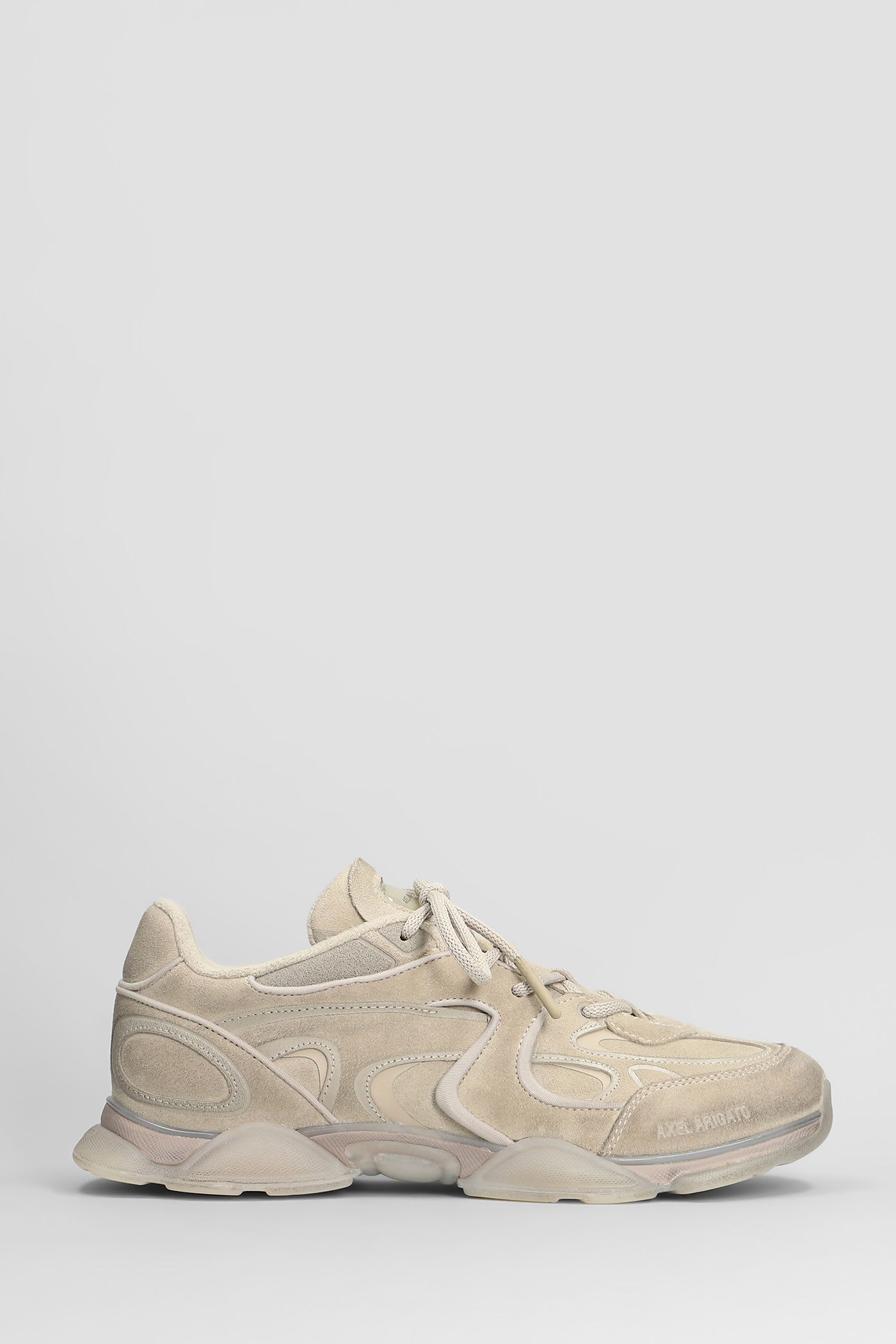 Eris Sneakers In Beige Suede