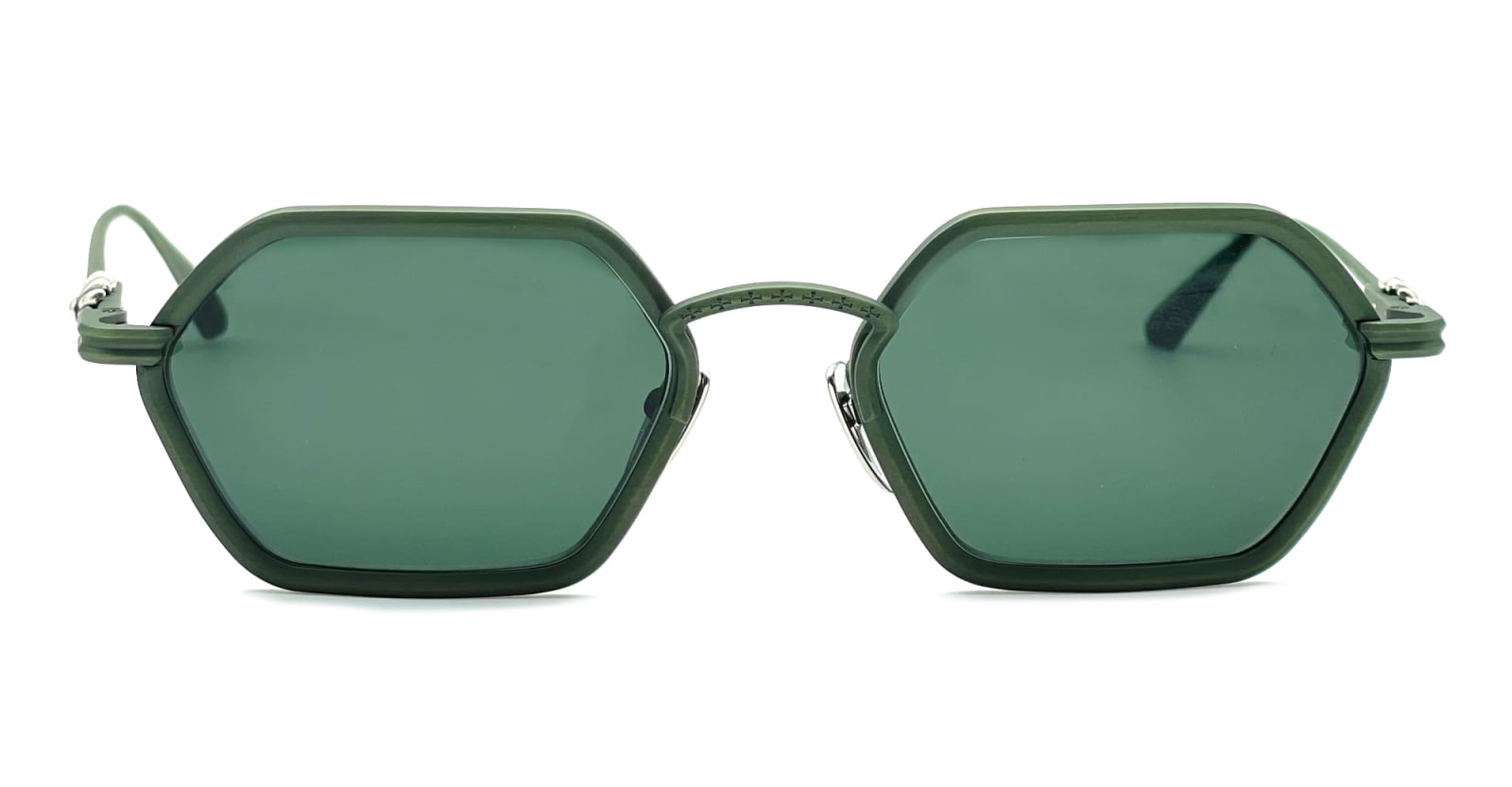Chrome Hearts Datass - Brushed Dark Olive Sunglasses In Olive Green