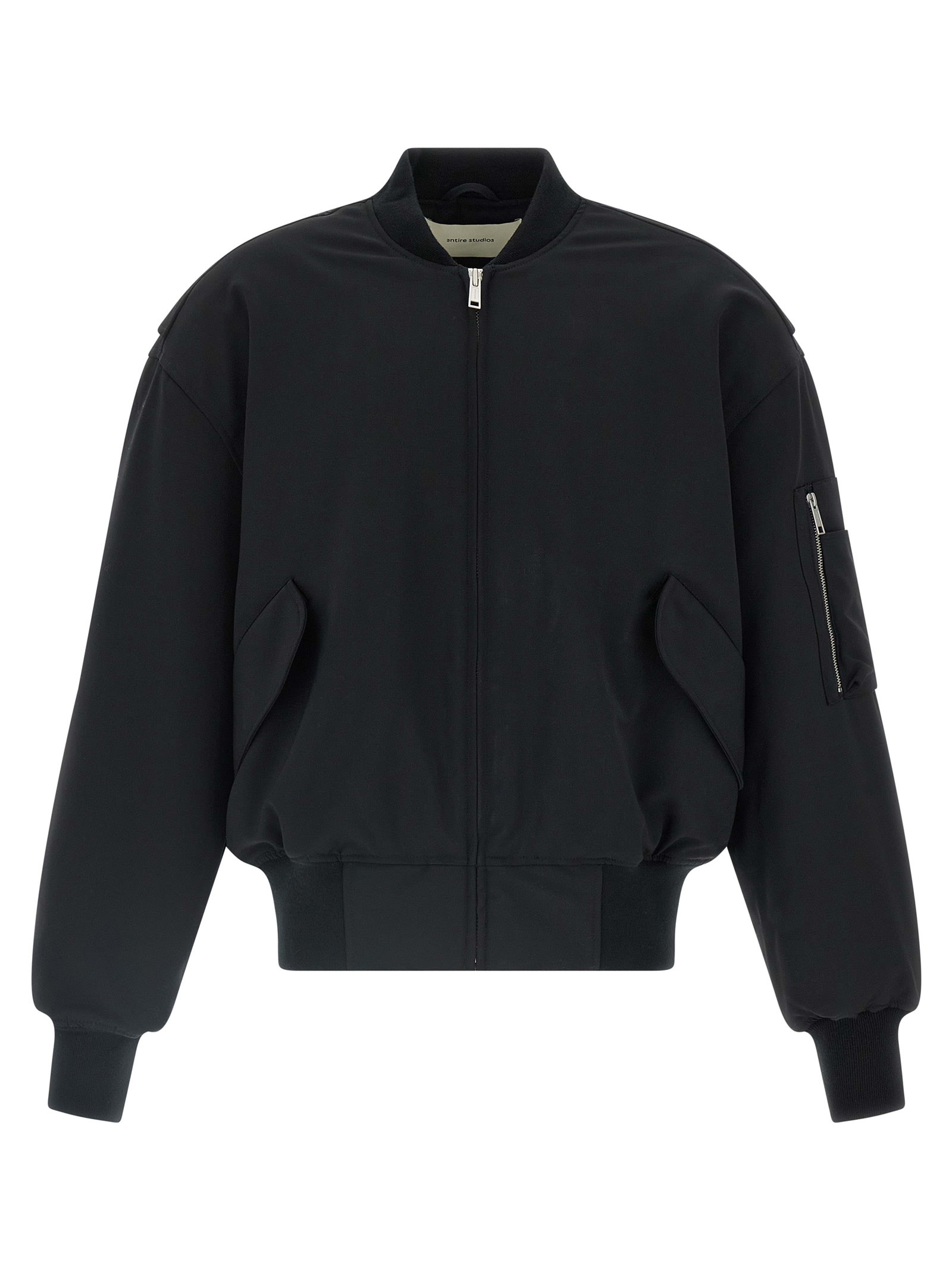 Entire Studios Broad Puffer Jackets Black In Blue