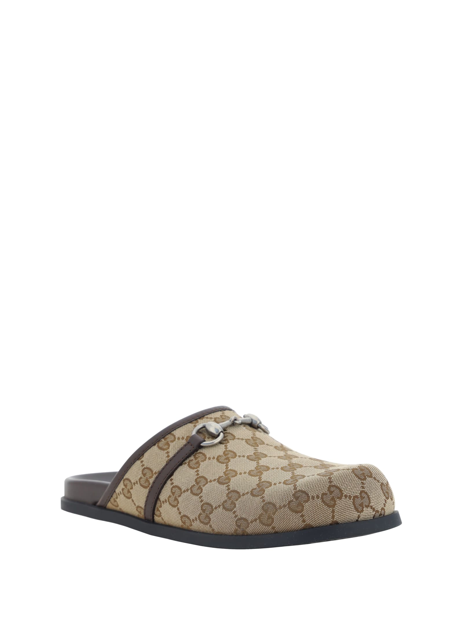 Shop Gucci Mules In Beige