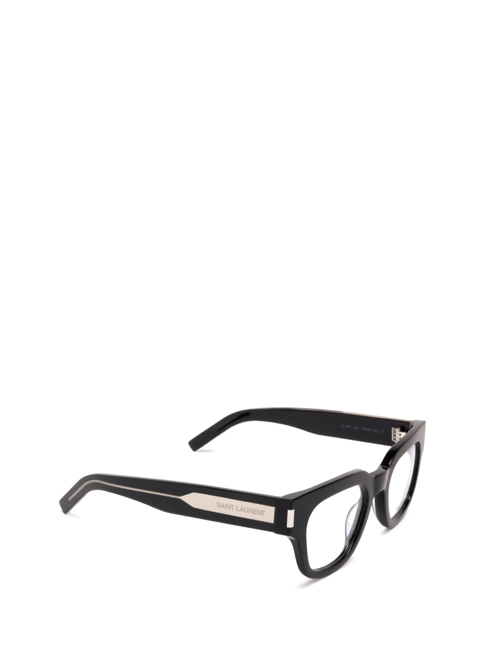 Shop Saint Laurent Sl 661 Black Glasses