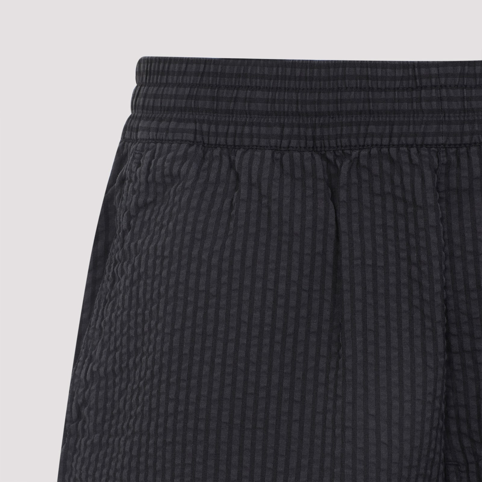 Carhartt Wip Embroidered Cotton Toland Short In Black