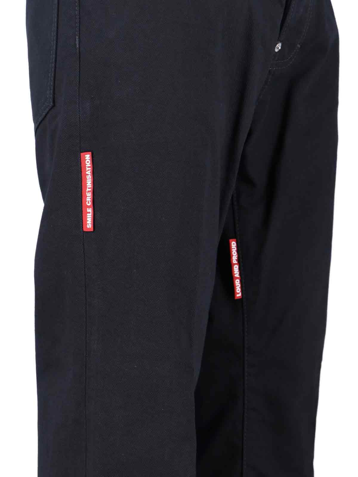 Dsquared2 Dsquared Black Denim Dsquared X Magliano Protesta 642 Jeans In Black