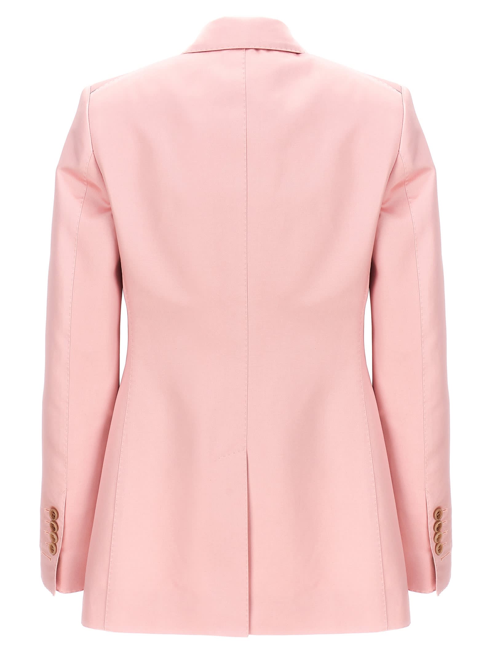 Shop Tom Ford Double-breasted Blazer In Pink