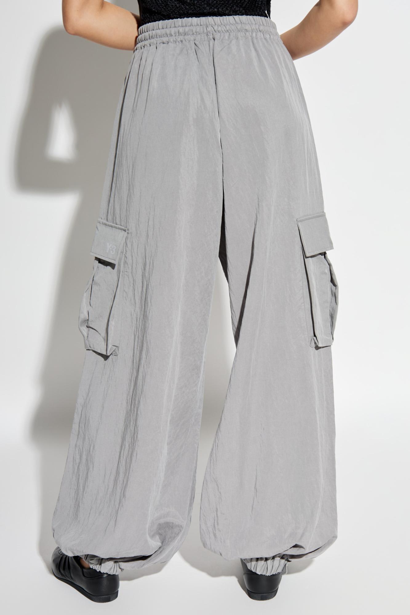 Shop Y-3 Cargo Pants In Solgre