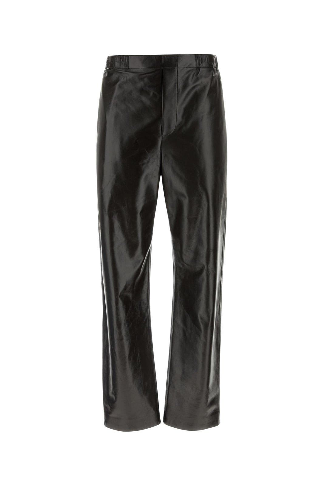 Leather Elasticated Trousers