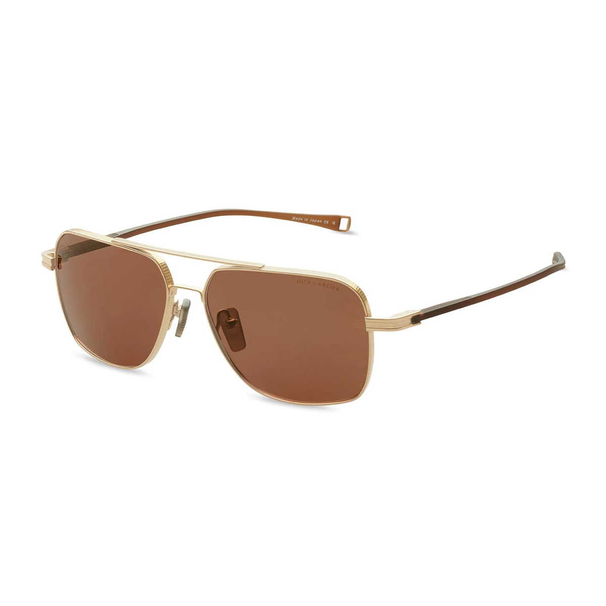 Dita Lancier Lsa 01 Gold Sand Copperhead Brown Sunglasses In Brown