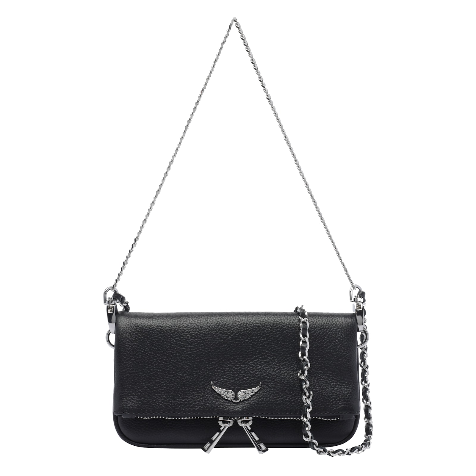 Zadig & Voltaire Nano Rock Crossbody Bag In Black