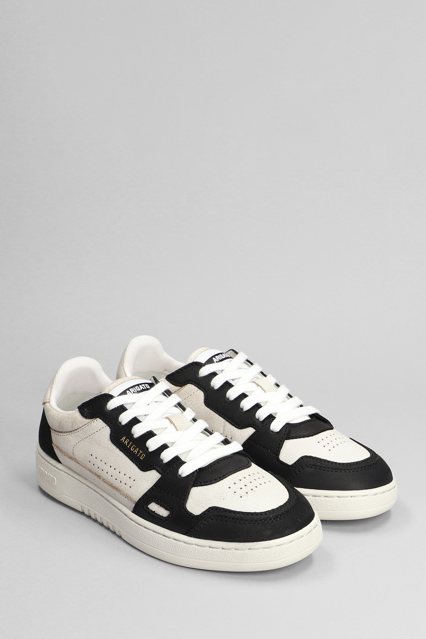 Shop Axel Arigato Dice Lo Sneaker Sneakers In Beige Leather In Multicolour