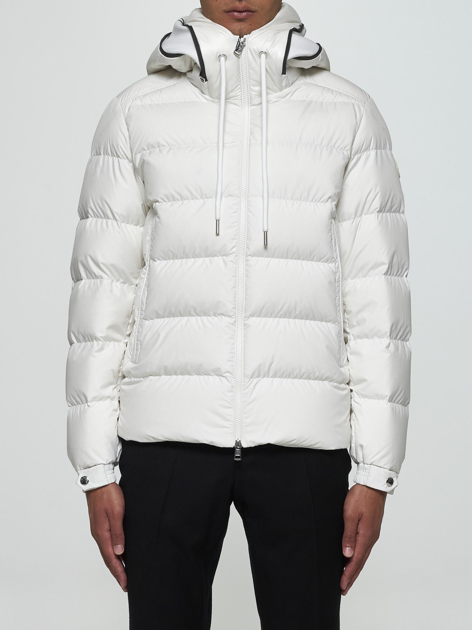 Shop Moncler Cardere Quilted Nylon Down Jacket