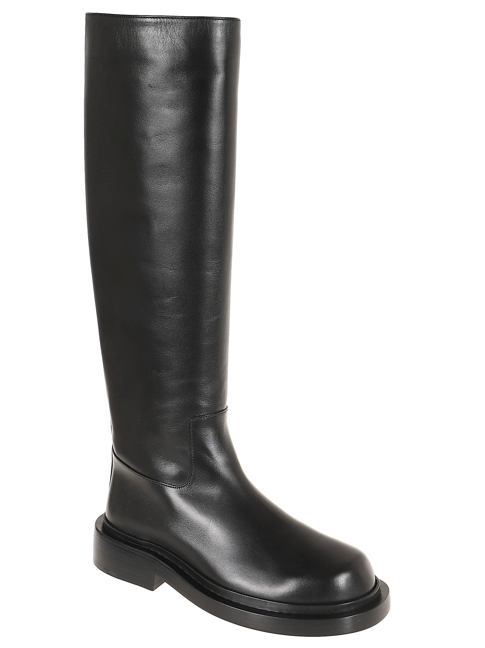 Shop Jil Sander High Boot In Black