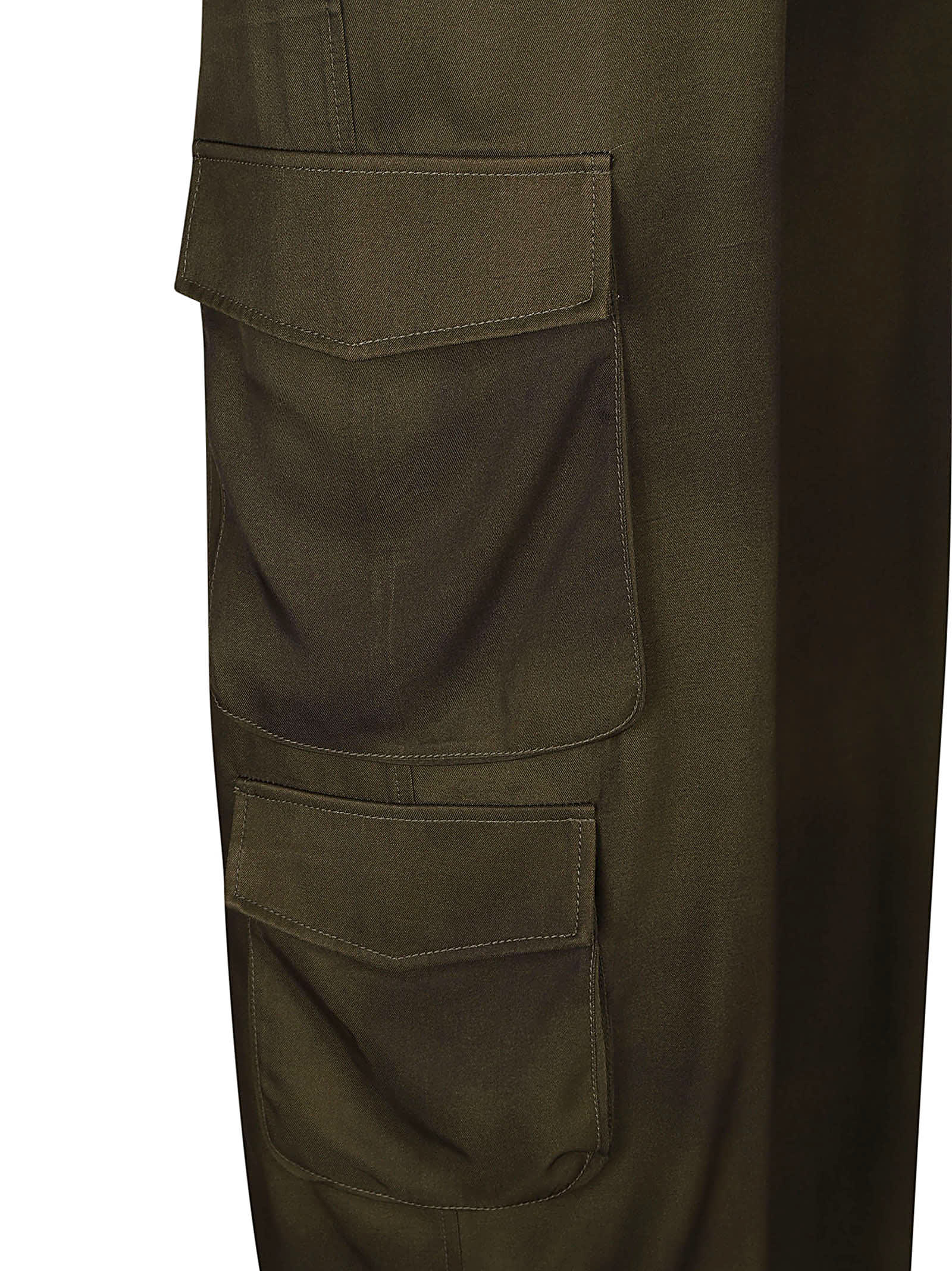 Shop True Royal Trousers In Verde Oliva