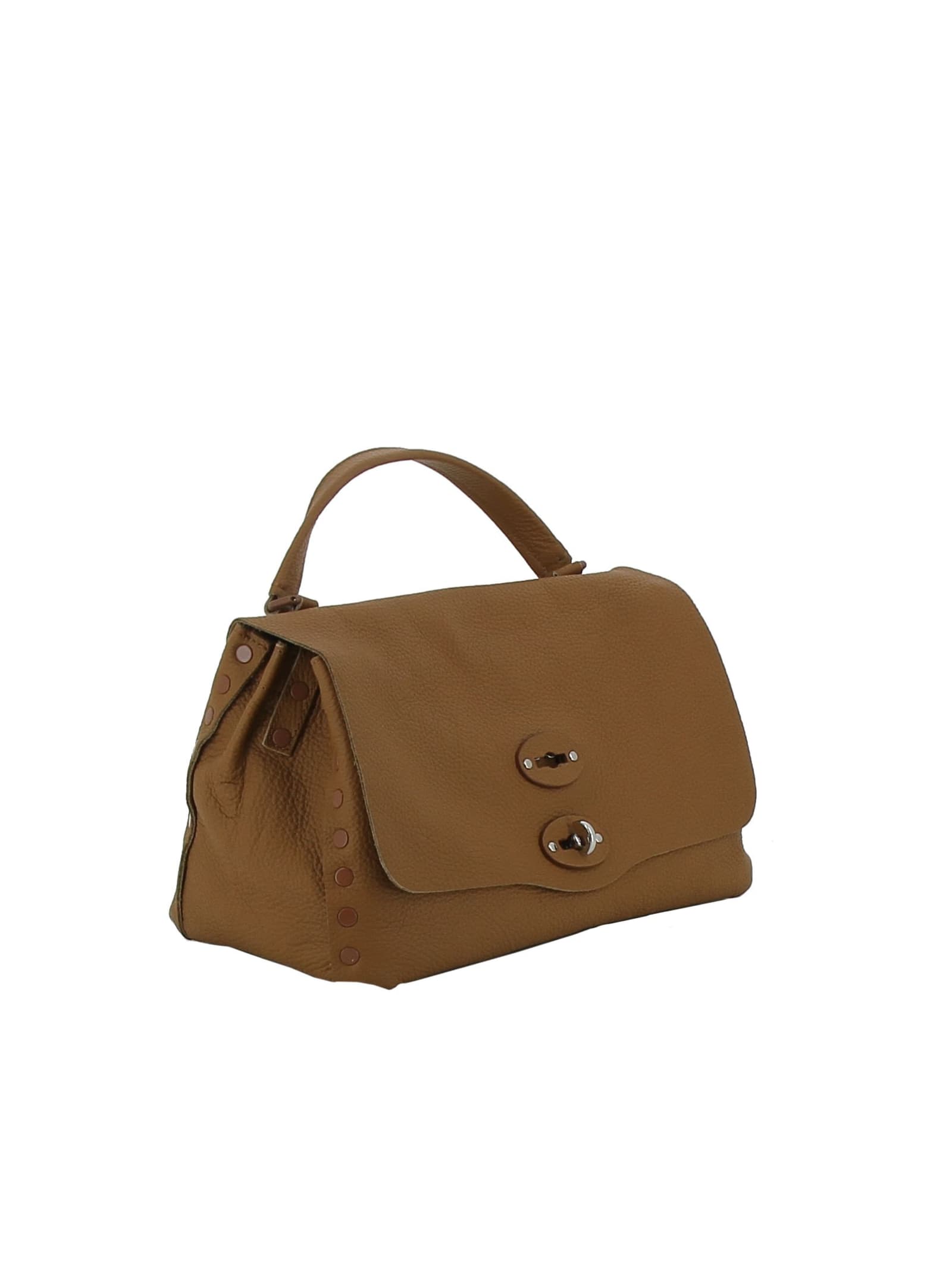 Shop Zanellato Cuba Leather Handbag In Brown