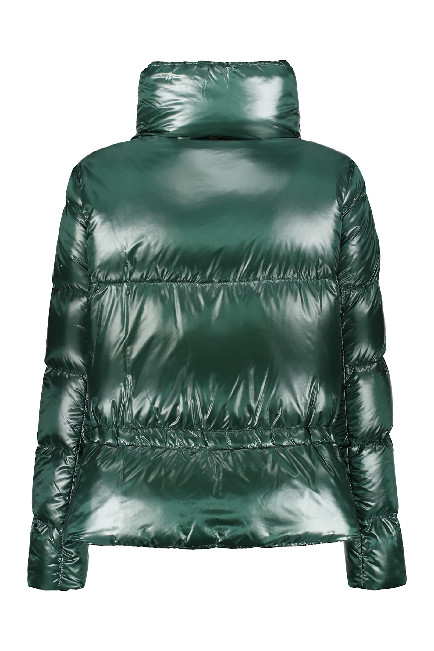 Herno Nylon Down Jacket In Green