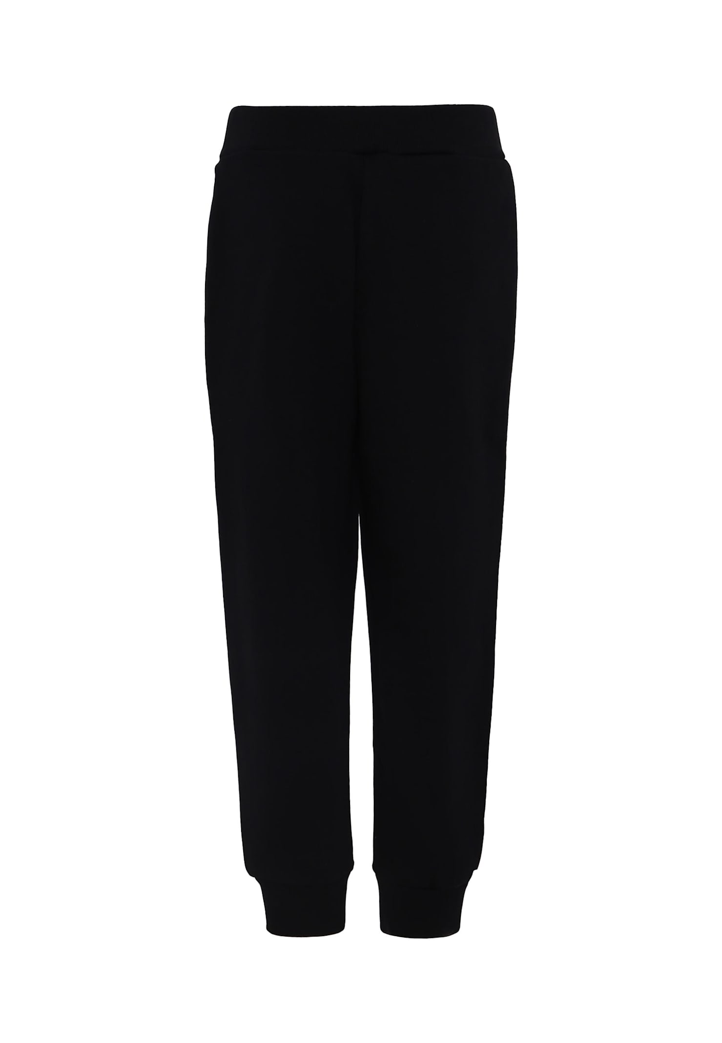 Marni Black Trousers For Kids With Logo In Black