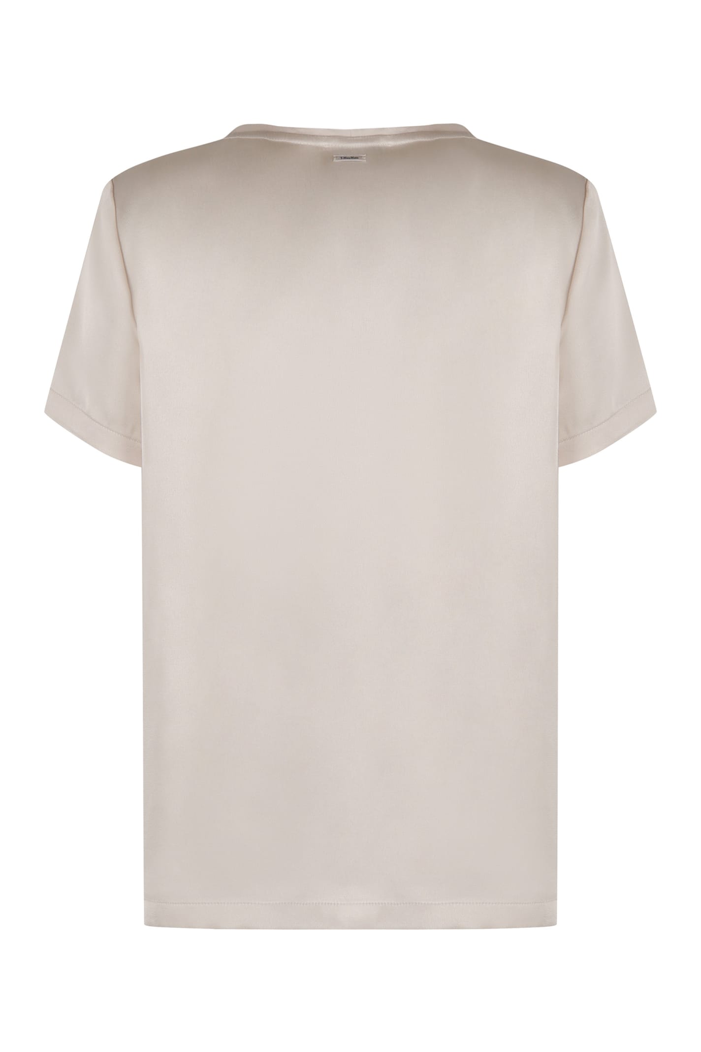 Shop 's Max Mara Crewneck Short-sleeved T-shirt In Ivory