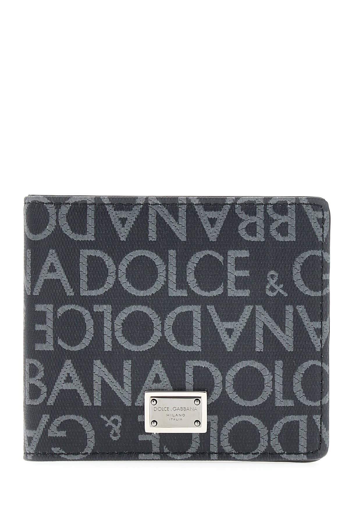 Dolce & Gabbana Printed Fabric Wallet In 8b969