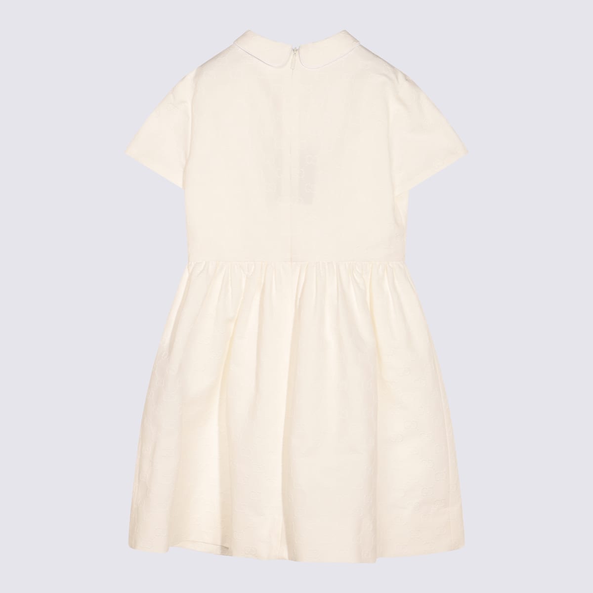 Gucci White Cotton Dress In White