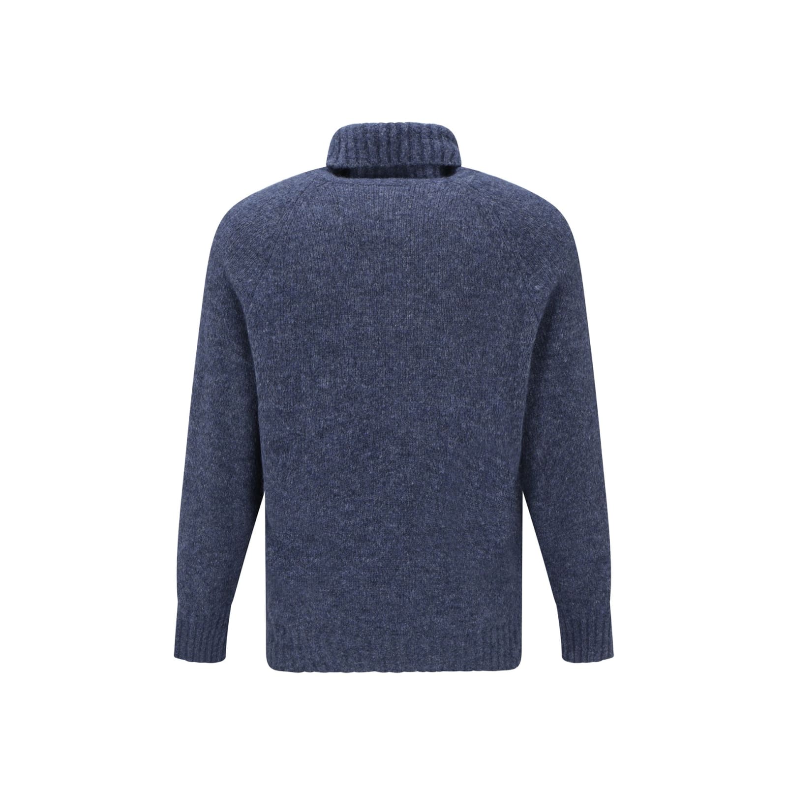 Shop Brunello Cucinelli Turtleneck Sweater In Blue