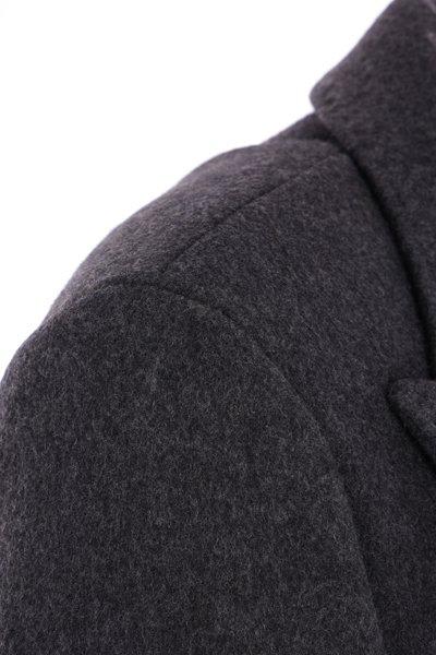 Shop Max Mara Belted Long-sleeved Coat In Grey