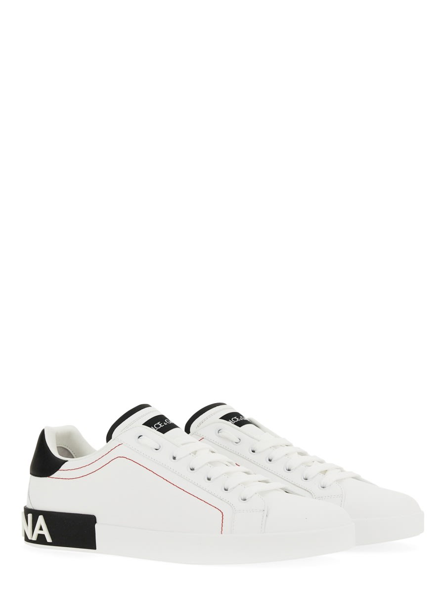 Shop Dolce & Gabbana Portofino Sneaker In White