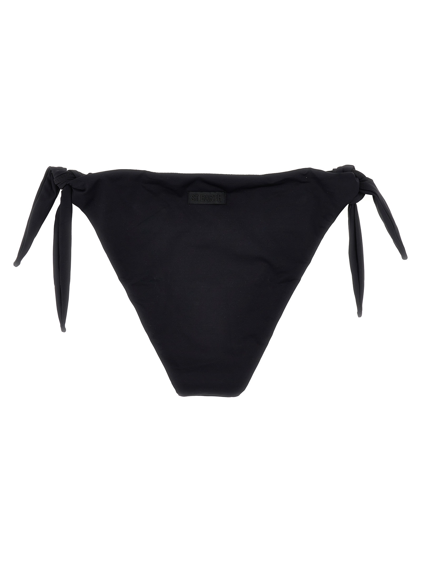 Shop Mc2 Saint Barth Yali Bikini Bottoms In Black