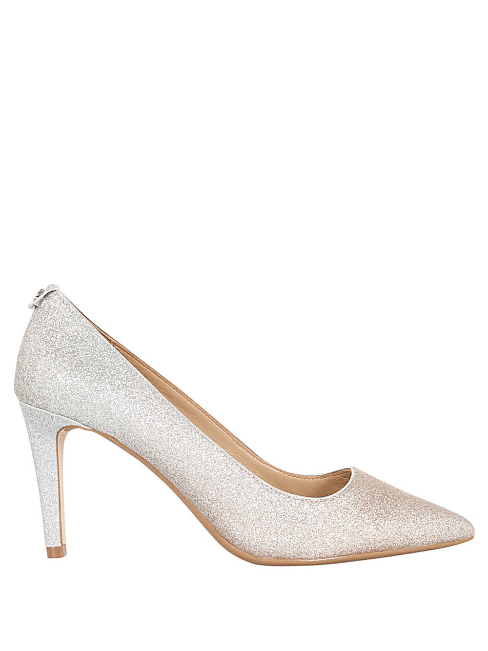 michael kors dorothy flex pump silver