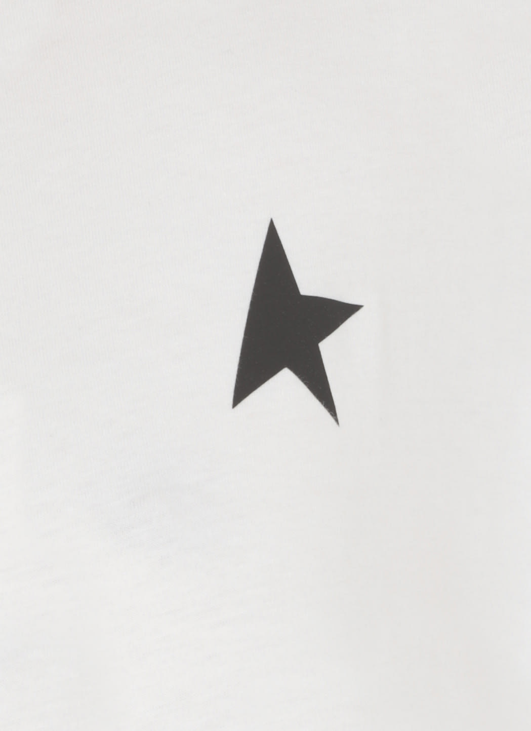 Golden Goose Iconic Star Logo Short Sleeve T-shirt In White