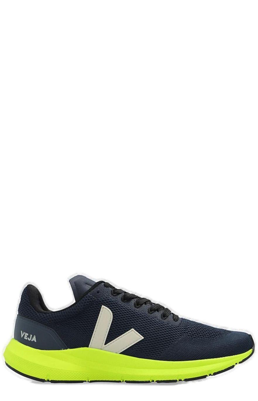 Veja Marlin Lt V-knit Fluo Sneakers In Blue