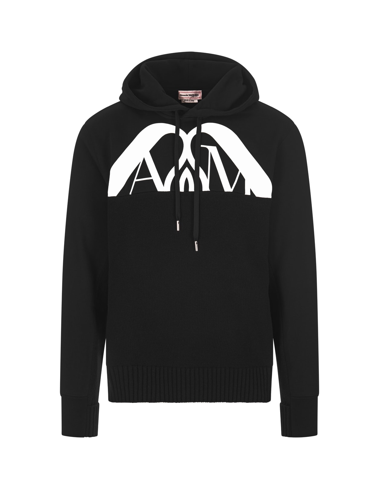 Alexander Mcqueen Men Sweatshirt With Logo In Black