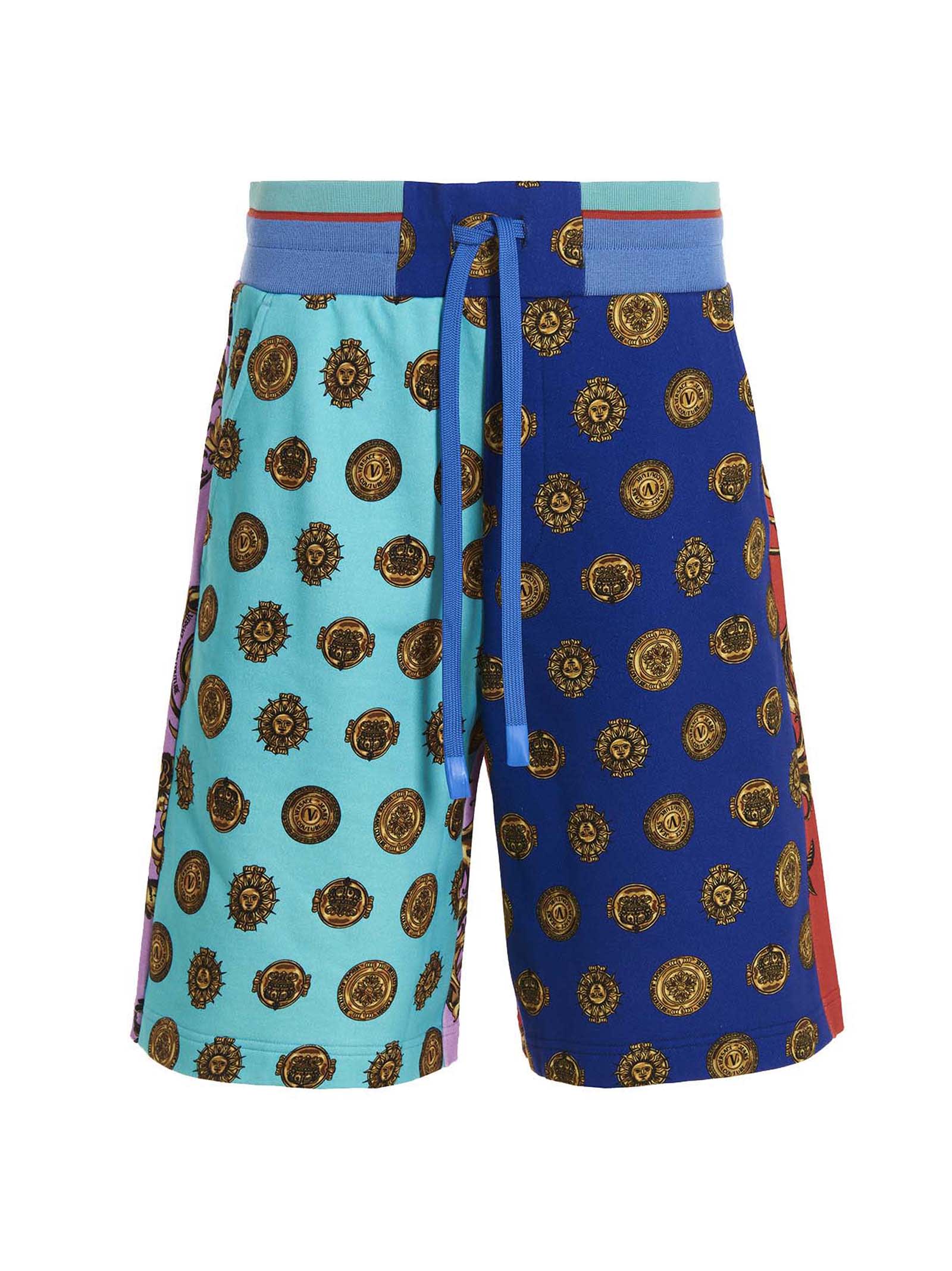 Versace Jeans Couture Barocco Print Bermuda Shorts