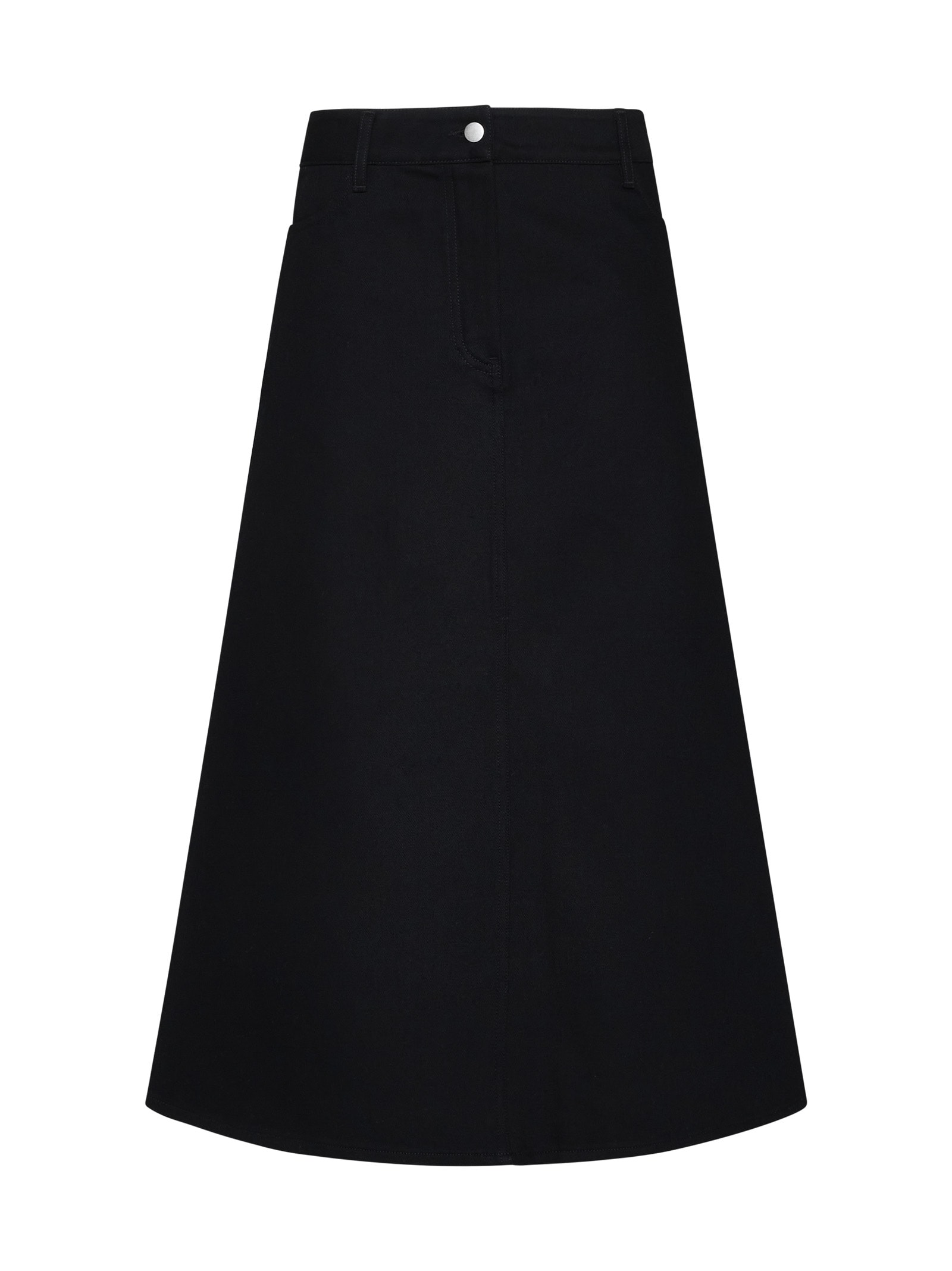 Shop Studio Nicholson Skirt In Black