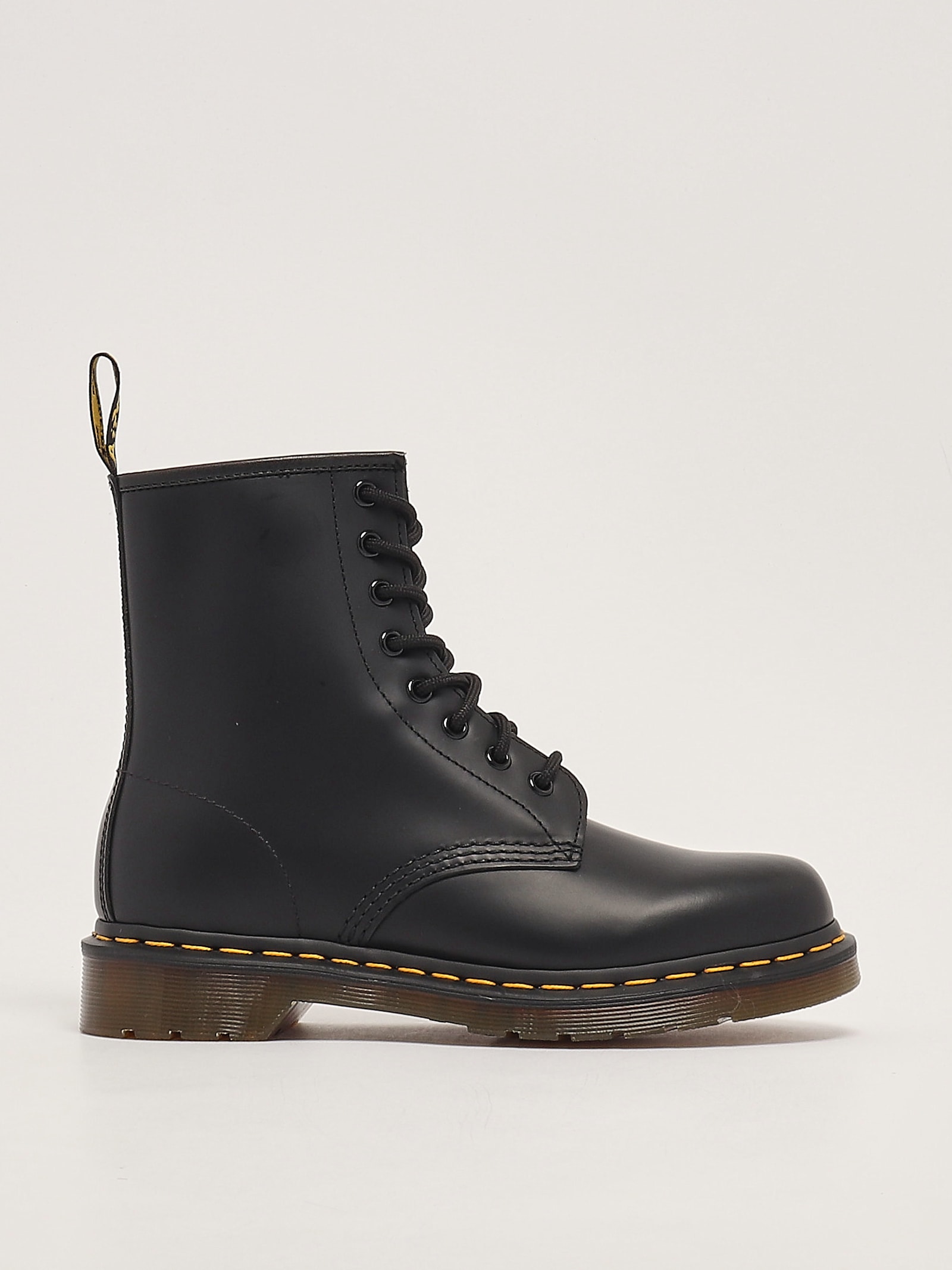 Shop Dr. Martens' Stivali Stringati In Pelle Smooth Boots In Nero