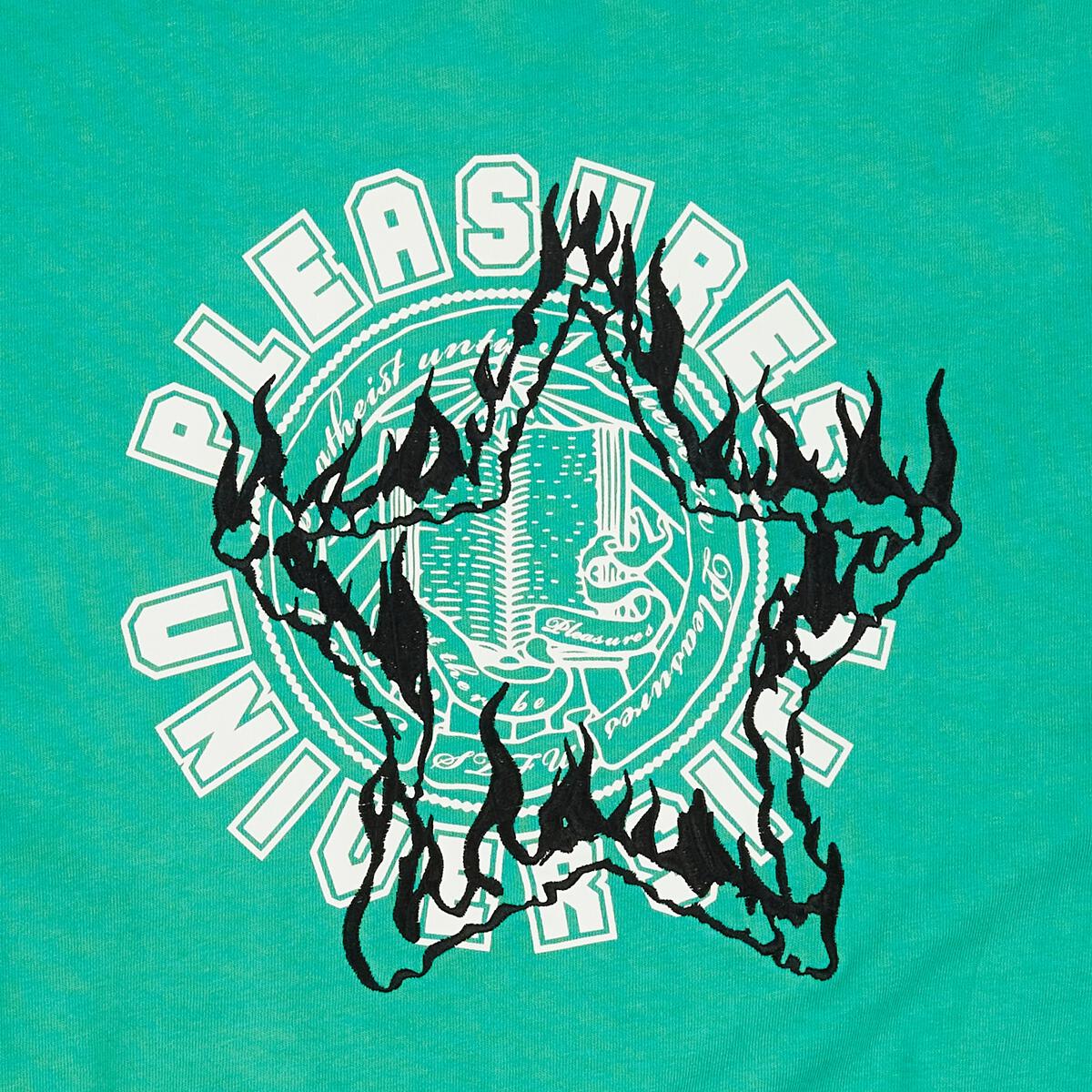 Shop Pleasures University Heavyweight Shirt In Green