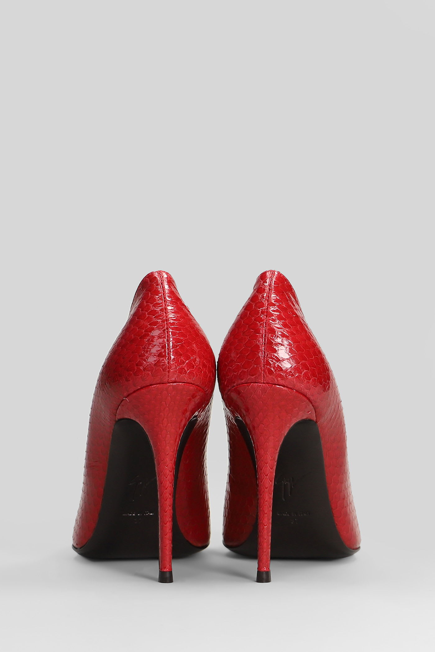 Giuseppe Zanotti Raquel 105 Pumps In Red Leather In Red