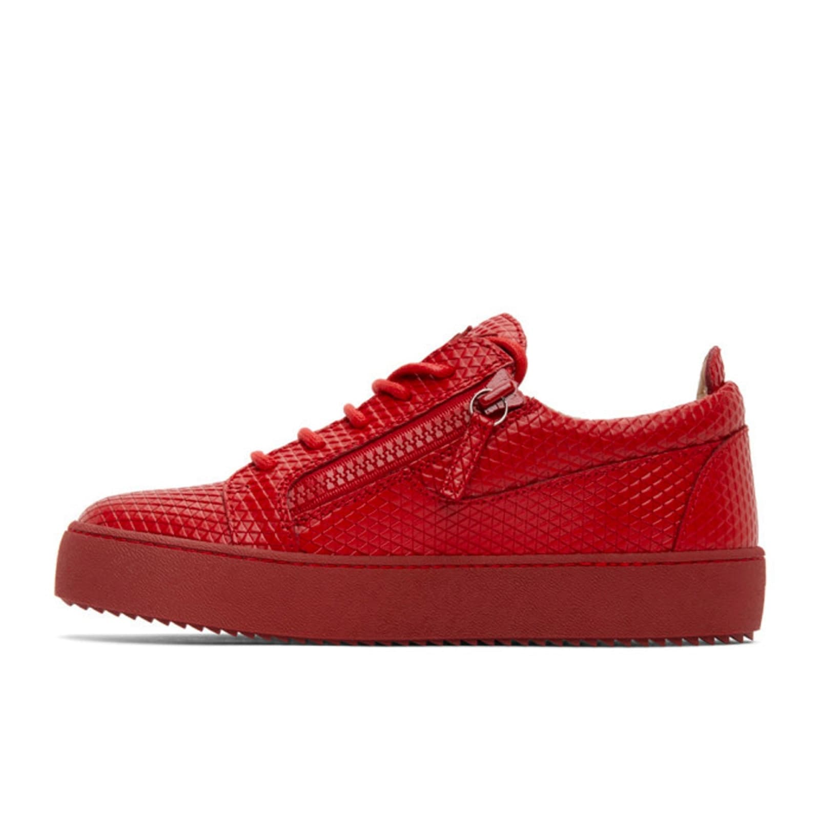 Shop Giuseppe Zanotti Design System Frankie Sneakers In Red