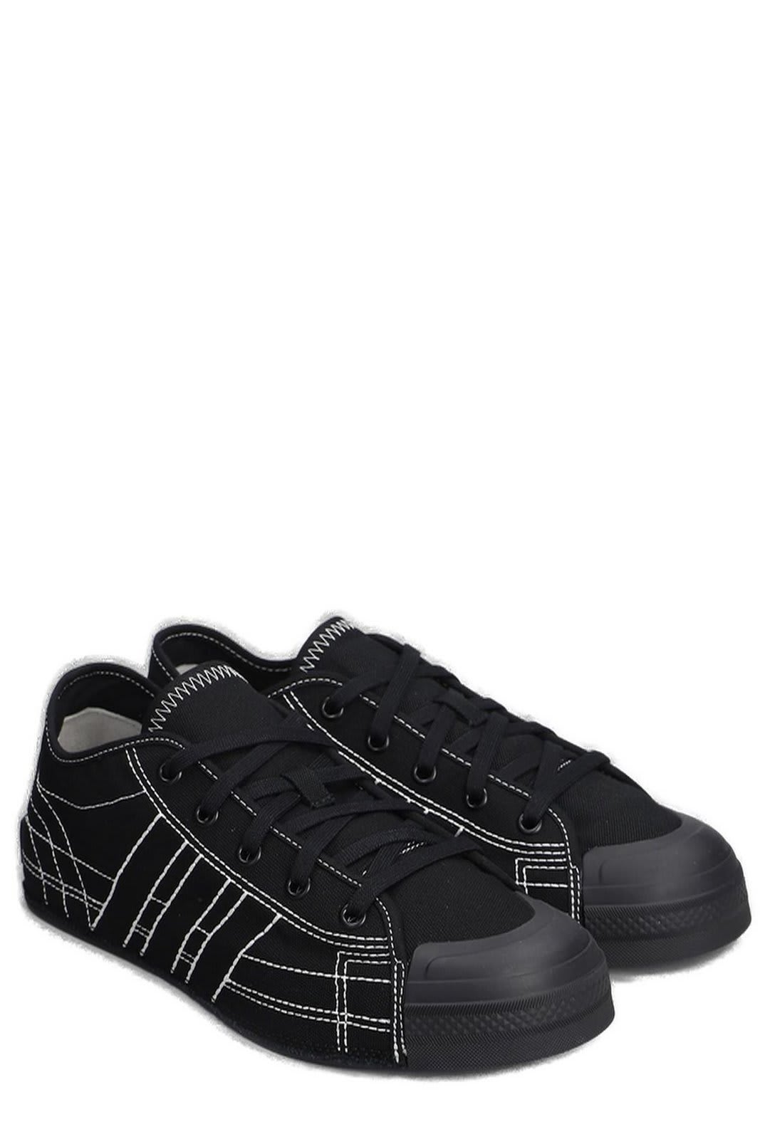 Shop Y-3 Nizza Lace-up Sneakers In Black