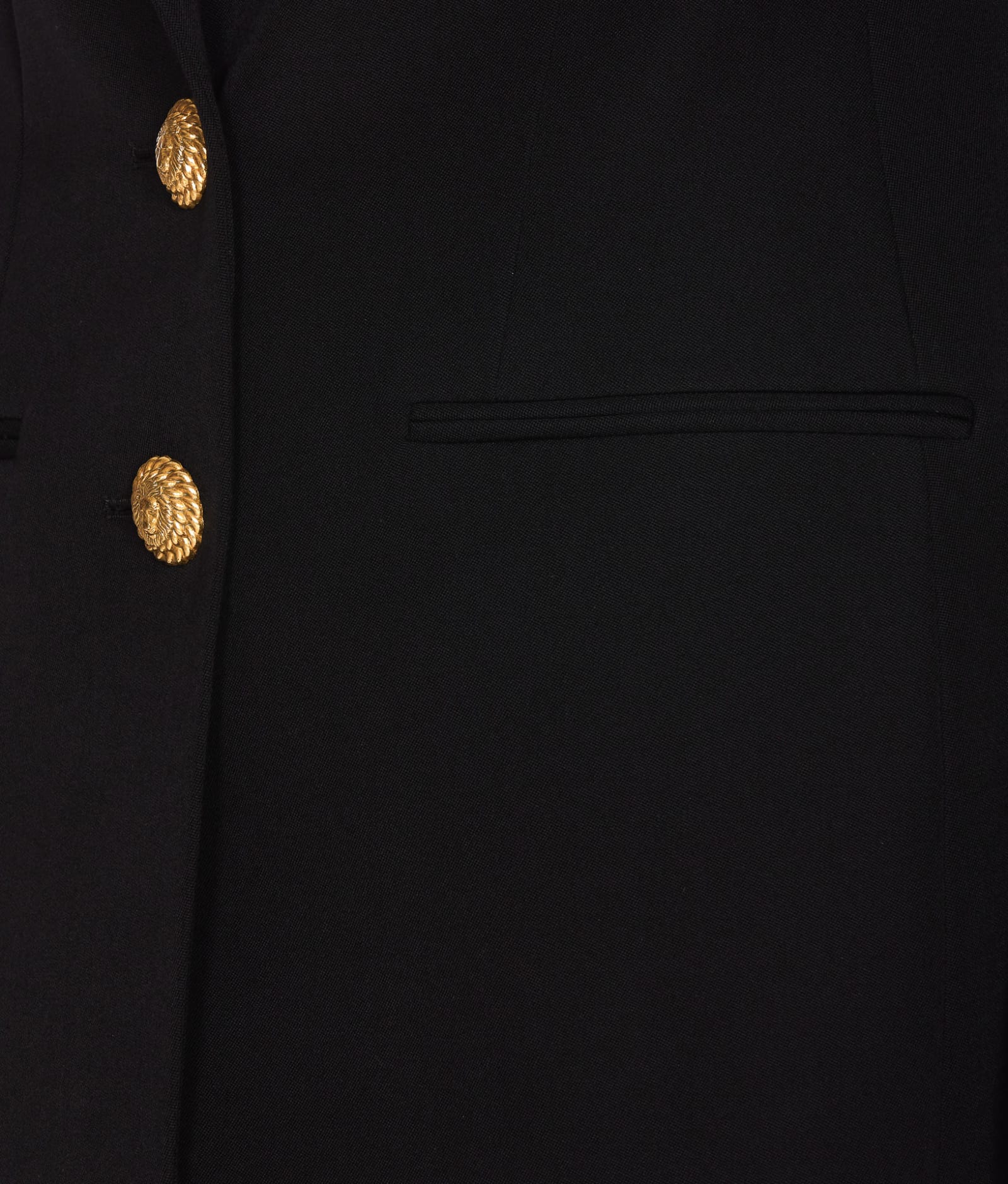 Shop Balmain 2 Buttons Jacket In Black