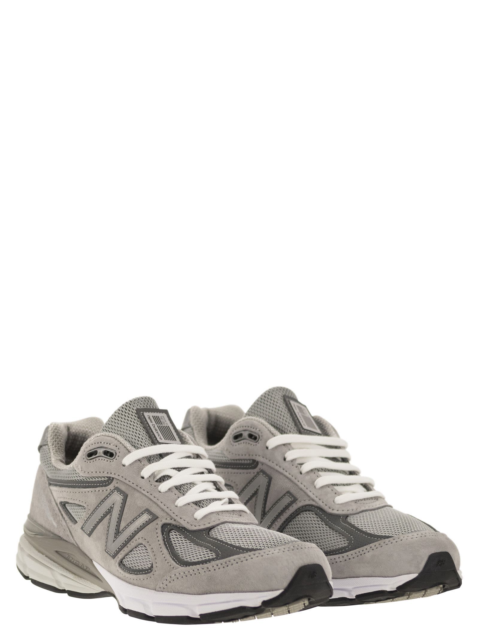 Shop New Balance 990v4 - Sneakers In Grey